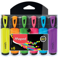 Набор текстовыделителей Maped Fluo Pep's Classic Neon, 6 цветов (MAPED 742557)