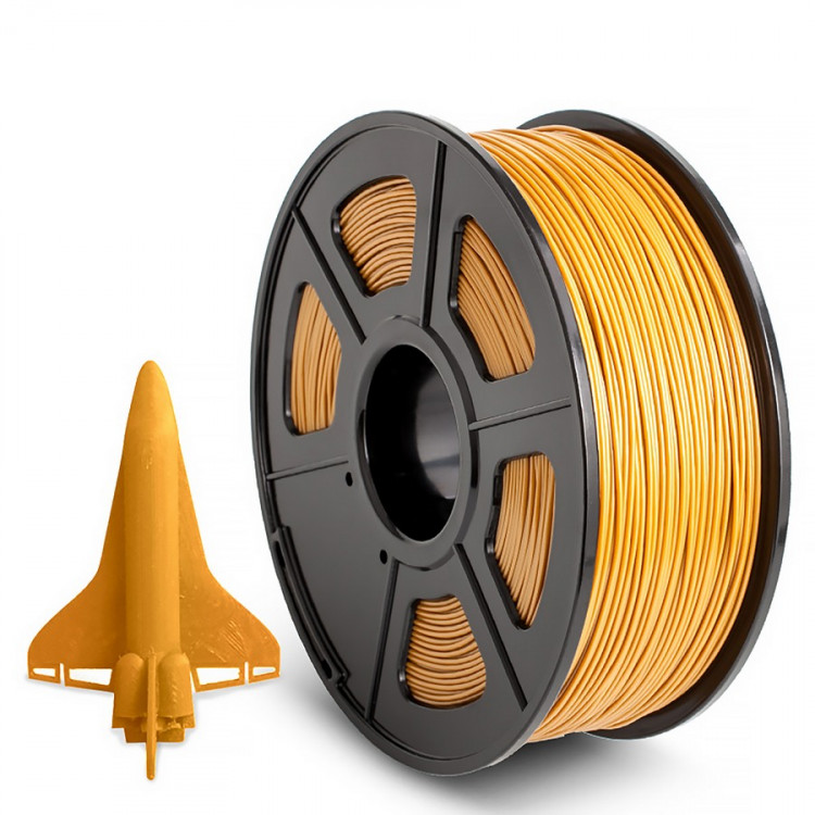 NV Print NVP-3D-ABS-GOLD Филамент NVPRINT ABS Gold для 3D печати диаметр 1.75мм  длина 330 метров  масса 1 кг