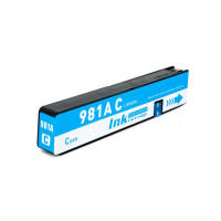 NV Print NVP-J3M68A Струйный картридж 981A (NV-J3M68A) Cyan для HP PageWide 556 / 586 (100 мл) совместимый