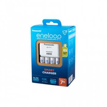 Зарядное устройство с аккумуляторами Panasonic eneloop K-KJ17MCD40E Advanced Smart Charger + 4АА2000мАч BL1 Тип: P1-MH/NC-GSZOF+4MH2000AAЦена: за 1 шт.