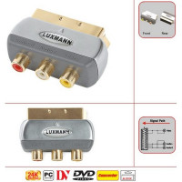 Переходник SCART Plug - 3RCA Jack IN (Luxmann 479-101-2)