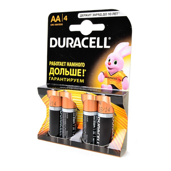 DURACELL LR6 BL4* Батарейка