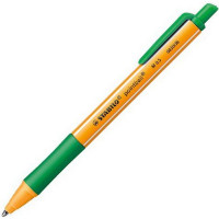 Ручка шариковая автоматическая Stabilo Pointball, 0,5 мм., зеленая (STABILO 6030/36)