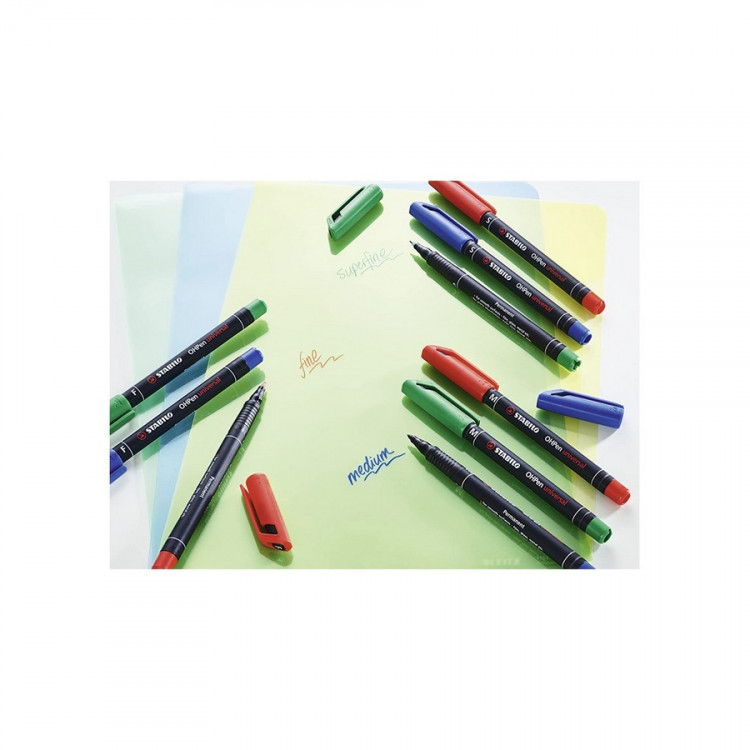 Маркерная ручка Stabilo OhPen Universal M/1 мм., перманентная, Черная (STABILO 843/46)