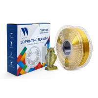 NV Print NVP-3D-SILK-PLA-P-BLACK-GOLD Филамент NVPRINT Silk PLA+  Black / Gold   для 3D печати диаметр 1.75мм  длина 330 метров  масса 1 кг