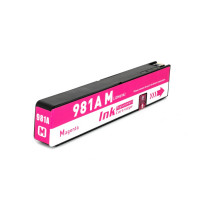 NV Print NVP-J3M69A Струйный картридж 981A (NV-J3M69A) Magenta для HP PageWide 556 / 586 (100 мл) совместимый