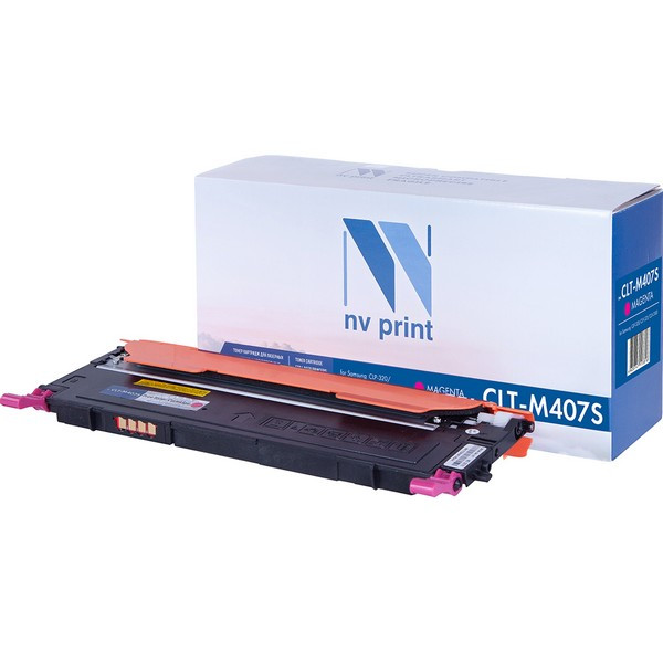 NV Print NVP-CLTM407SM Картридж совместимый NV-CLT-M407S Magenta для Samsung CLP 320 /  320N /  325 /  325W /  CLX 3180 /  3180FN /  3180FW /  3185 /  3185FW /  3185N /  3185FN /  3185W (1000k)