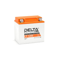 Energon Delta CT 1205 Мото аккумулятор DELTA CT 1205 (12В / 5Ач, Тип: AGM, Клемма: Болт + гайка Ø 5 мм, ДхШхВ: 114х70х106, срок службы: 5 лет, Гарантия: 1г, вес: 1,68кг)