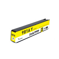 NV Print NVP-J3M70A Струйный картридж 981A (NV-J3M70A) Yellow для HP PageWide 556 / 586 (100 мл) совместимый
