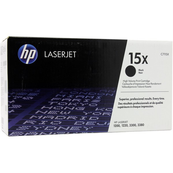 HP C7115X Картридж черный HP 15X LaserJet 1005/1200/1220/33xx (3,5K)