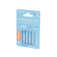 Аккумулятор Panasonic eneloop lite BK-4LCCE/4CP 550мАч AAA BL4 (Комплект 4 шт.)