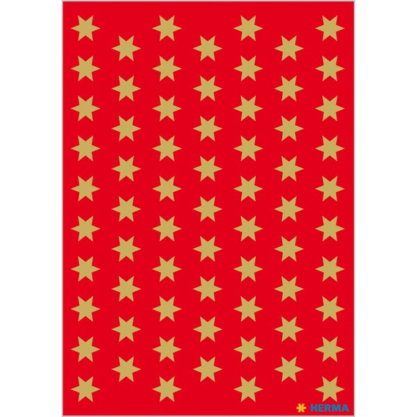 HERMA 4054 НАКЛЕЙКИ DECOR Н/ГОД ЗВЕЗДЫ Д8