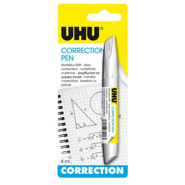 Корректирующая ручка UHU Correction Pen, 8мл (UHU 50425)