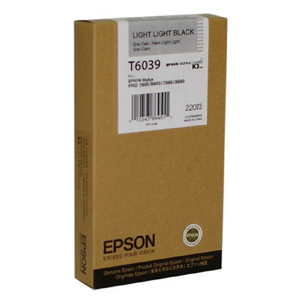 Epson C13T603900 Картридж свело-серый Epson Stylus Pro 7800 / 9800 /  7880 / 9880 (220 мл)