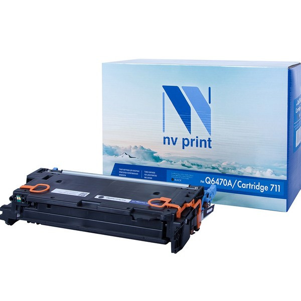 NV Print NVP-Q6470A/711Bk Картридж совместимый NV-Q6470A / NV-711 Black универсальные для HP / Canon Color LaserJet 3600 /  3600dn /  3600n /  LBP 5300 i-Sensys /  5360 /  MF 8450 /  9130 /  9170 /  9220 /  9220Cdn /  9280 /  9280Cdn (6000k)