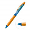 Ручка шариковая автоматическая Stabilo Performer + толщина линии F 0,38 мм., цвет корпуса синий/оранжевый, Цвет чернил Синий (STABILO 328/1-41-2)