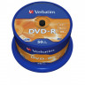 Записываемый компакт-диск Verbatim 43548 DVD-R 4.7 GB 16x CB/50 (Комплект 50 шт.)