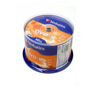 Записываемый компакт-диск Verbatim 43548 DVD-R 4.7 GB 16x CB/50 (Комплект 50 шт.) (Китай)