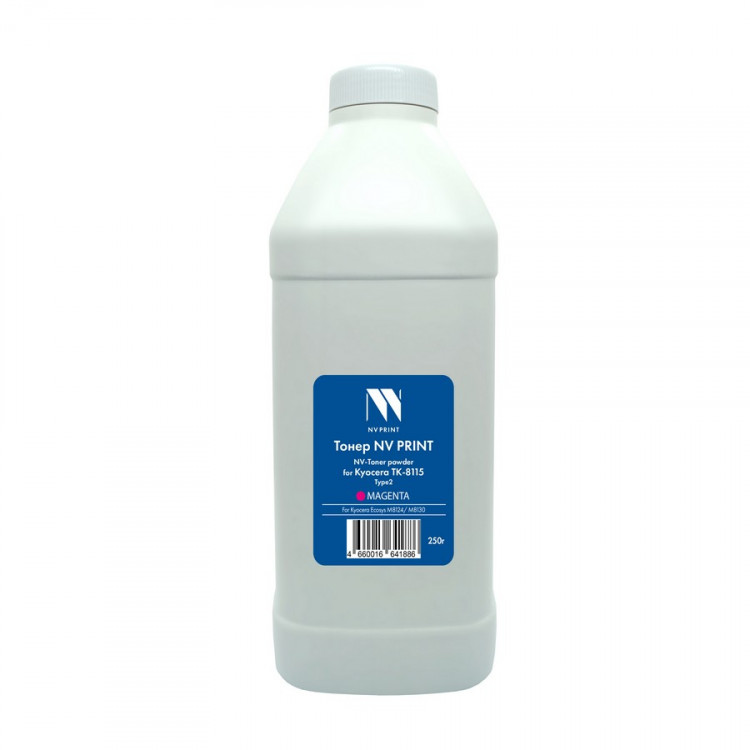 NV Print NVP-Kyo8115-Type2-250gM Тонер для Kyocera ТК-8115 Tуре2 (250г) Magenta для  Ecosys M8124, M8130 совместимый
