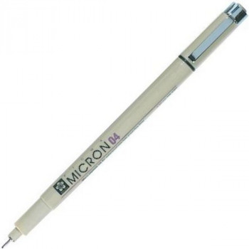 Ручка капиллярная Sakura Pigma Micron 04 (049), 0,40 мм, черный (Sakura XSDK04#49) Ручка капиллярная Sakura Pigma Micron 04 (пишущий узел 0.4мм) в ассортименте