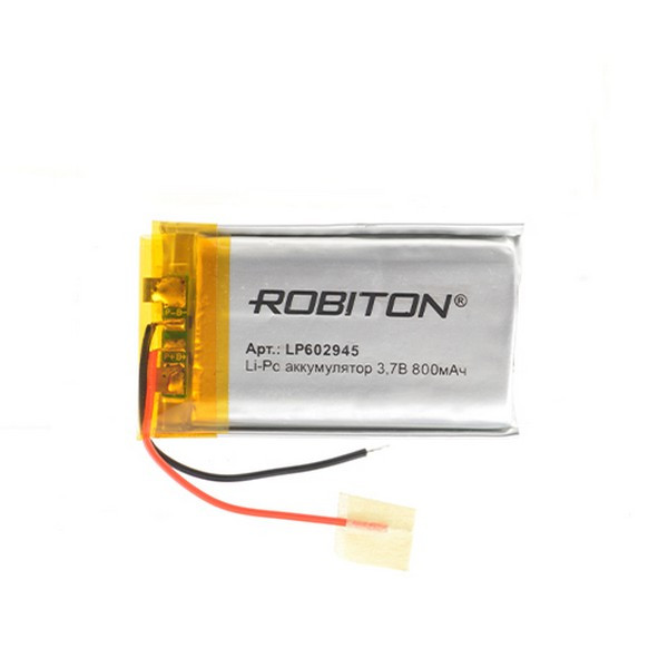 Аккумулятор ROBITON LP602945 3.7В 800мАч PK1