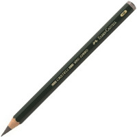 Карандаш чернографитный Faber-Castell CASTELL 9000 JUMBO HB (119300)