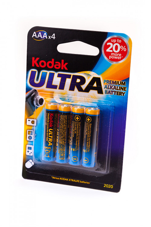 Батарейка Kodak ULTRA PREMIUM LR03 BL4 (Комплект 4 шт.)