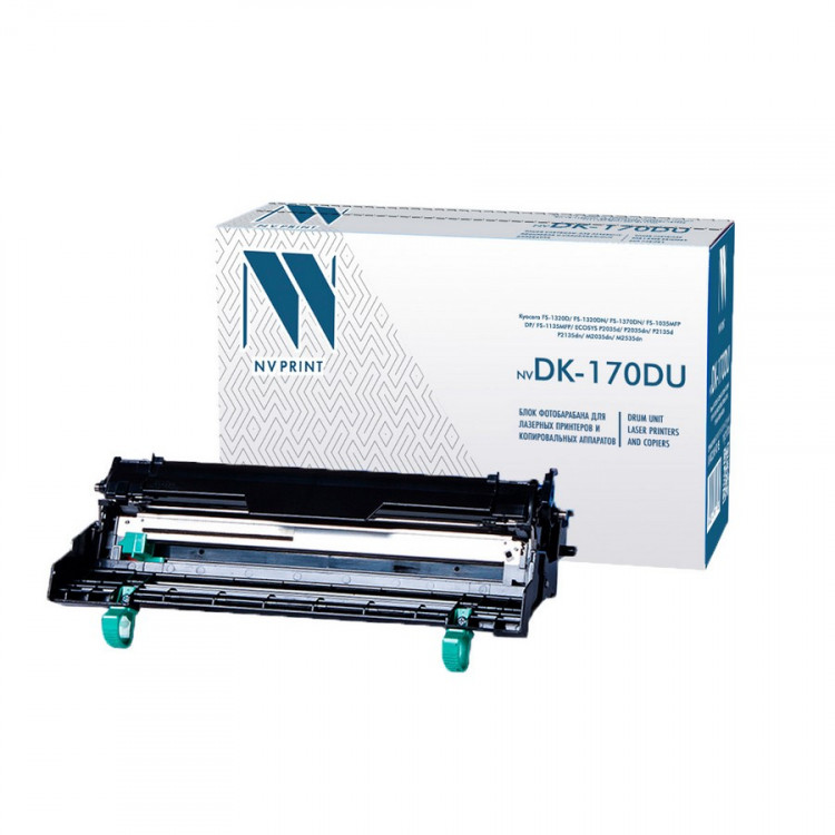 NV Print NVP-DK-170DU Блок фотобарабана совместимый NV-DK-170 DU для Kyocera FS-1320D /  FS-1320DN /  FS-1370DN /  FS-1035MFP / DP /  FS-1135MFP /  ECOSYS P2035d /  P2035dn /  P2135d /  P2135dn /  M2035dn /  M2535dn (100000k)