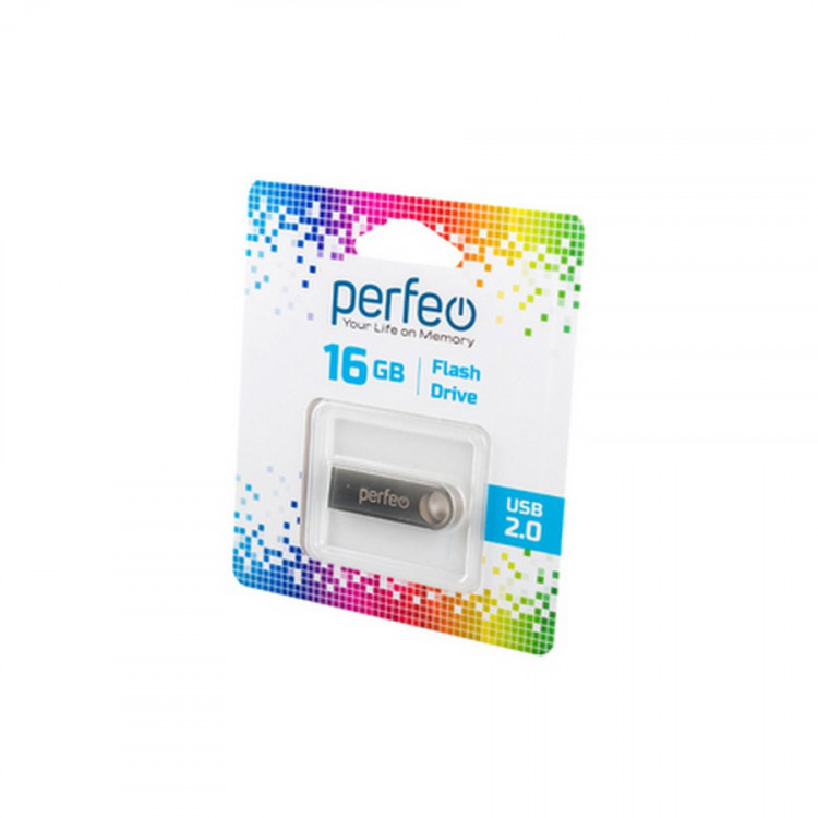 Носитель информации PERFEO PF-M07MS016 USB 16GB M07 Metal Series BL1