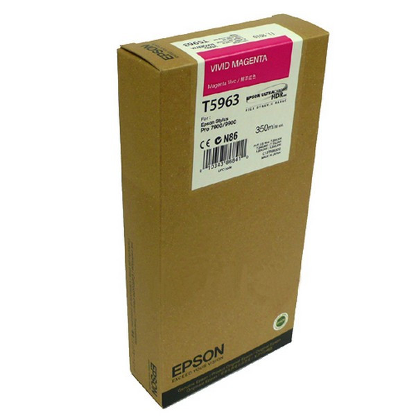 Epson C13T596300 Картридж пурпурный (насыщенный) T5963 для Epson Stylus Pro 7700/7890/7900/9700/9890/9900 (350 мл)