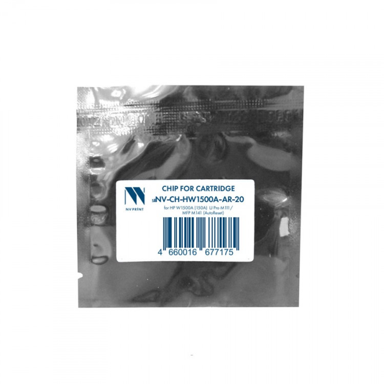 NV Print NVP-CH-HW1500A-AR-20 Чип для HP W1500A (20 шт) LJ Pro M111 / MFP M141 (AutoReset, многоразовый) совместимый NV Print NVP-CH-HW1500A-AR-20 Чип для HP W1500A (20 шт) LJ Pro M111 / MFP M141 (AutoReset, многоразовый) совместимый