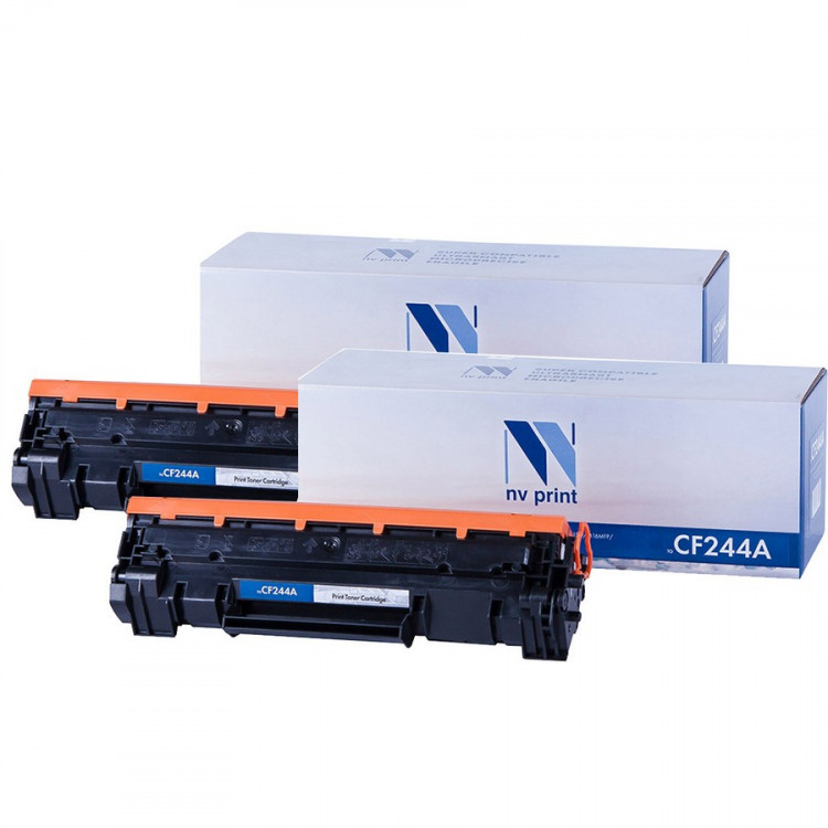 NV Print NVP-CF244A-SET2 Картридж совместимый NV-CF244A-SET2 для HP LaserJet Pro M28a /  M28w /  M15a /  M15w (1000k) (2 шт)