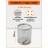Подставка-стакан для ручек ORANGE PEEL  металлическая серая (ORANGE PEEL HY6802C GR)