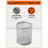 Подставка-стакан для ручек ORANGE PEEL  металлическая серая (ORANGE PEEL HY6802C GR)