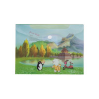 Папка-конверт на кнопке А5 COMIX География Китай (COMIX A1854 CN)