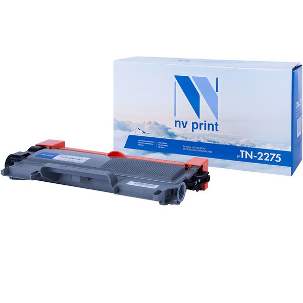 NV Print NVP-TN2275T Картридж совместимый NV-TN-2275T для Brother DCP-7060D /  DCP-7065DN /  DCP-7070DWR /  MFC-7360 / HL-2240D / HL-2250DN (2600k)