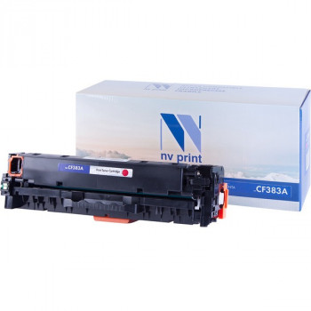 NV Print NVP-CF383AM Картридж совместимый NV-CF383A Magenta для HP Color LaserJet M476dn /  M476dw /  M476nw (2700k) NVP-CF383AM, Совместимость: HP LaserJet Color Pro M476dn / M476dw / M476nw, ресурс: 2700 стр.