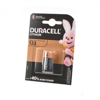 Батарейка DURACELL HIGH POWER LITHIUM CR123A BL1 Тип: 123AЦена: за 1 шт.