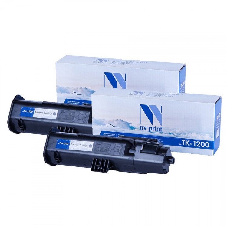 NV Print NVP-TK1200-SET2 Картридж совместимый NV-TK-1200-SET2 для Kyocera Ecosys M2235dn /  M2735dn /  M2835dw /  P2335d /  P2335dn /  P2335dw (3000k) (2 шт)