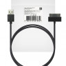 Кабель USB ROBITON P4 USB A - 30pin (Apple iPhone4), Charge&Sync, 1м черный PK1