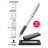 Ручка гелевая Penac FX-2 0,7мм, корпус белый, черная (PENAC BB010601-GC6 Black)