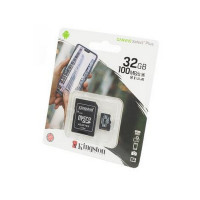 Носитель информации KINGSTON CANVAS Select Plus microSD 32GB (Class 10)  A1 (100 Mb/s) с адаптером BL1