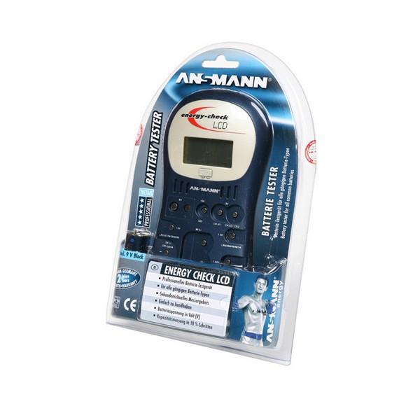 Тестер ANSMANN 4000392 Energy Check LCD BL1