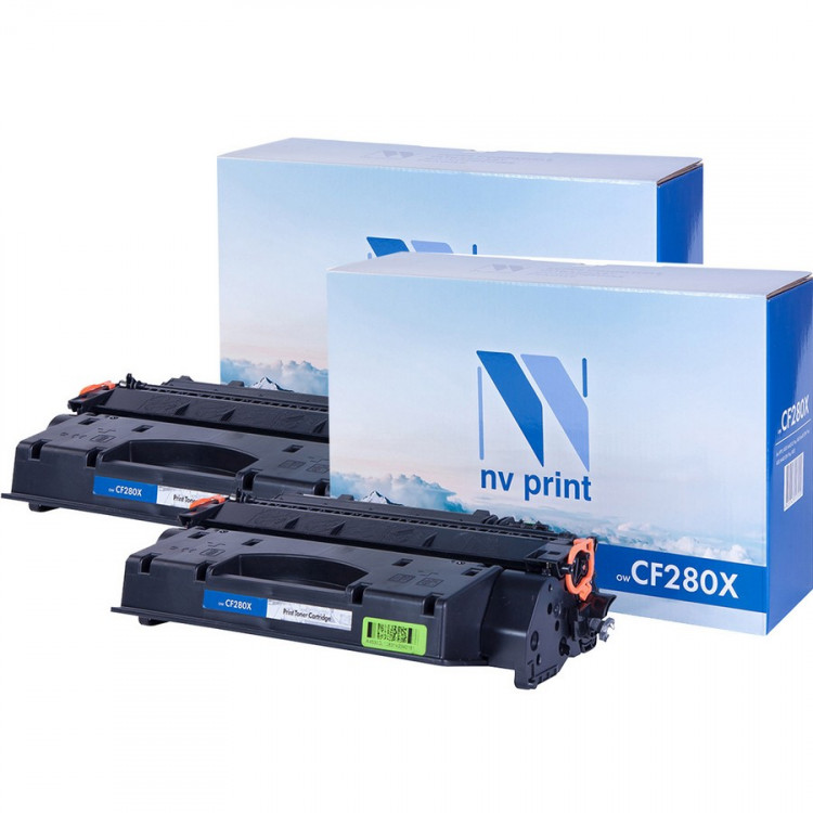 NV Print NVP-CF280X-SET2 Картридж совместимый NV-CF280X-SET2 для HP LaserJet Pro 400 MFP M425dn /  400 MFP M425dw /  400 M401dne /  400 M401a /  400 M401d /  400 M401dn /  400 M401dw (6900k) (2 шт)