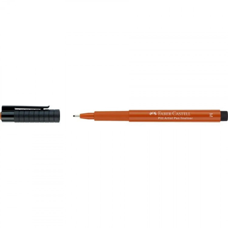 Ручка капиллярная Faber-Castell PITT Artist Pen Fineliner M (Medium), цвет 188 sanguine (Faber-Castell 167388)