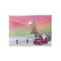 Папка-конверт на кнопке А5 COMIX География Франция (COMIX A1854 FR)