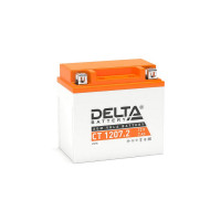 Energon Delta CT 1207.2 Мото аккумулятор DELTA CT 1207.2 (12В / 7Ач, Тип: AGM, Клемма: Болт + гайка Ø 6 мм, ДхШхВ: 114х70х108, срок службы: 5 лет, Гарантия: 1г, вес: 2кг)