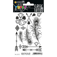 HERMA 15172 НАКЛЕЙКИ TATTOO CLASSIC БРИЛЛИАНТЫ Ч/Б