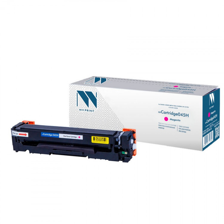 NV Print NVP-045HM Картридж совместимый NV-045H Magenta для Canon i-Sensys LBP 611Cn /  613Cdw /  MF 631Cn /  633Cdw /  635Cx (2200k)