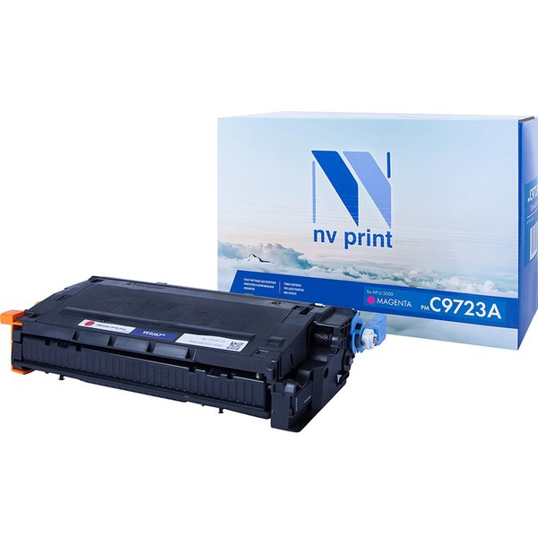 NV Print NVP-C9723AM Картридж совместимый NV-C9723A Magenta для HP LaserJet Color 4600, 4600dtn, 4600hdn, 4600n, 4650, 4650n, 4650dn, 4650dtn, 4650hdn, 4600dn, ресурс: 8000 стр.